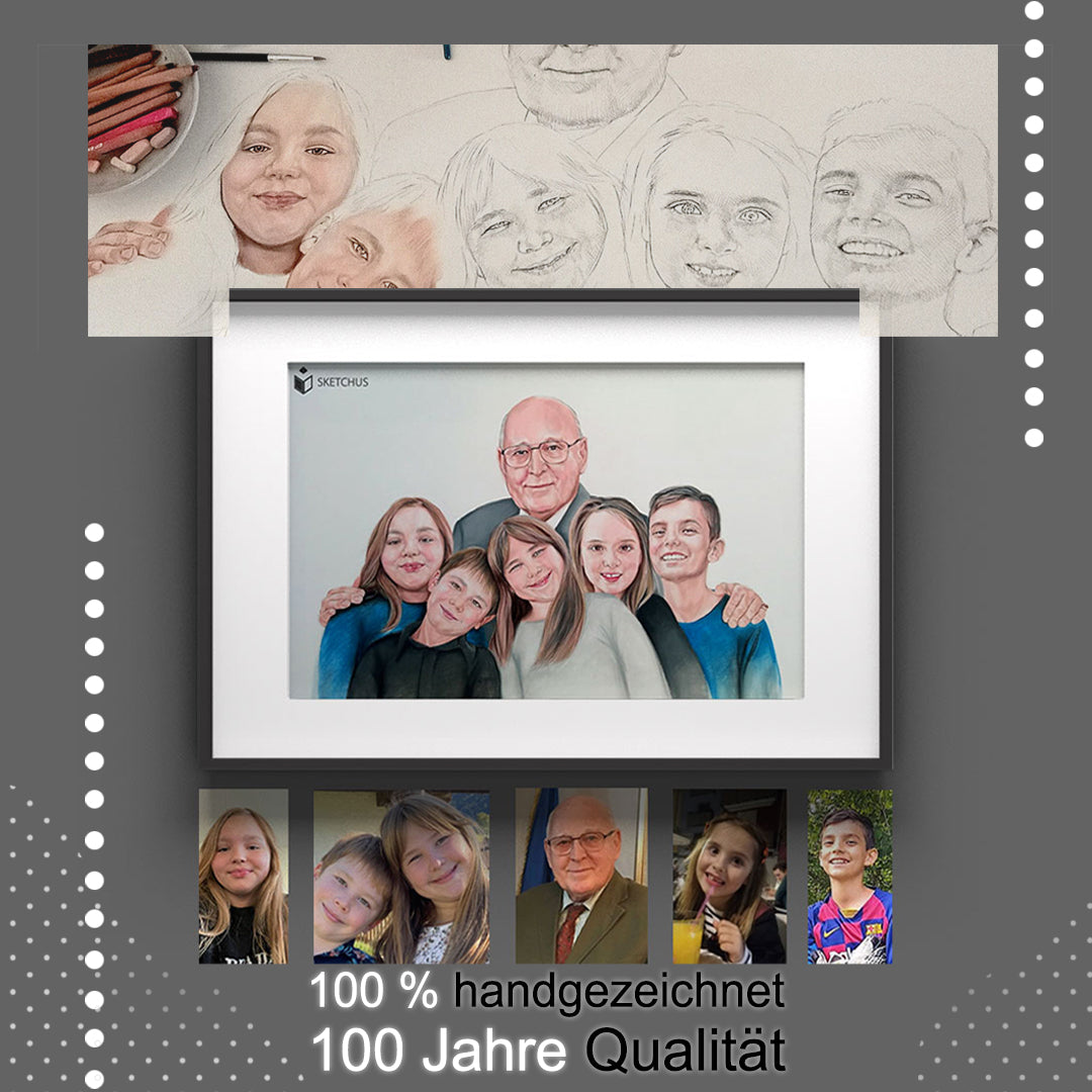 Portrait aus mehreren Fotos zusammenstellen lassen