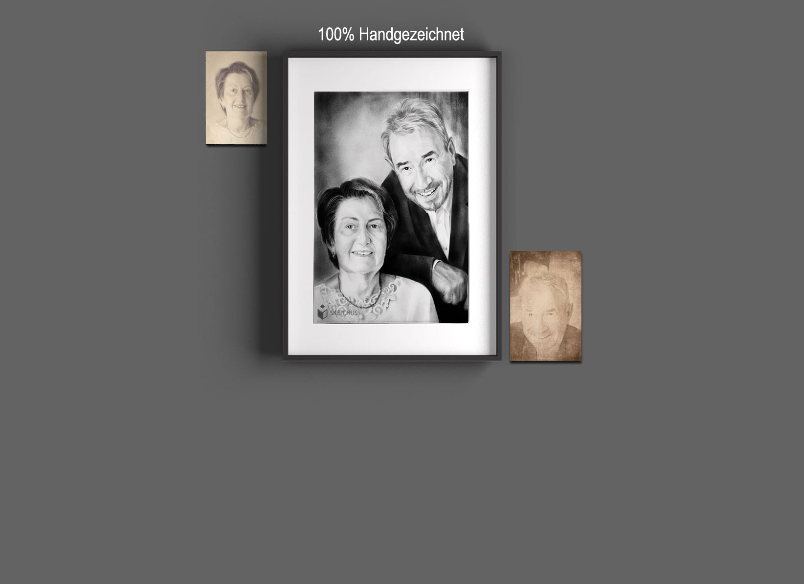 Dein Foto. Von Hand gezeichnet.