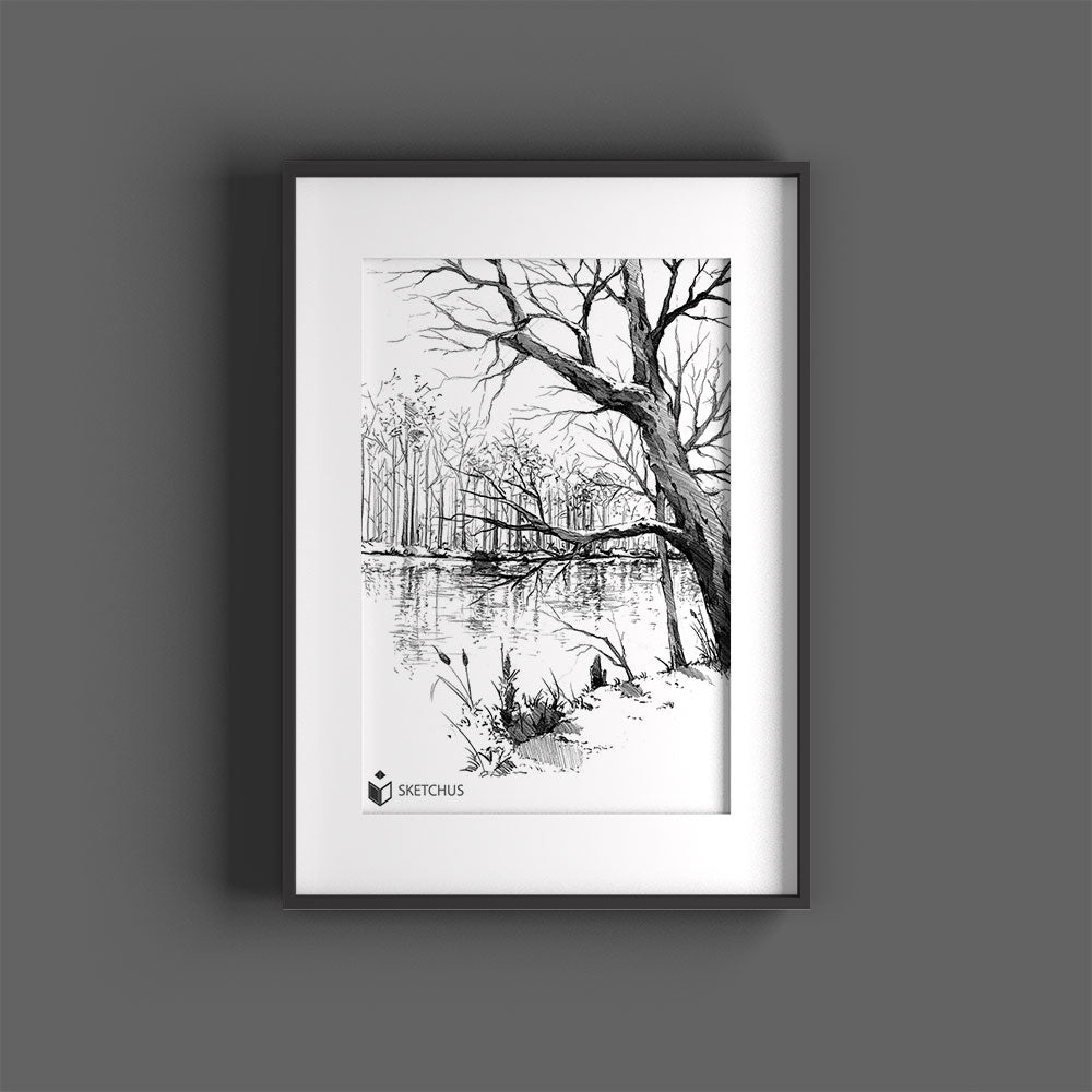 Custom Landscape Portrait From Photo