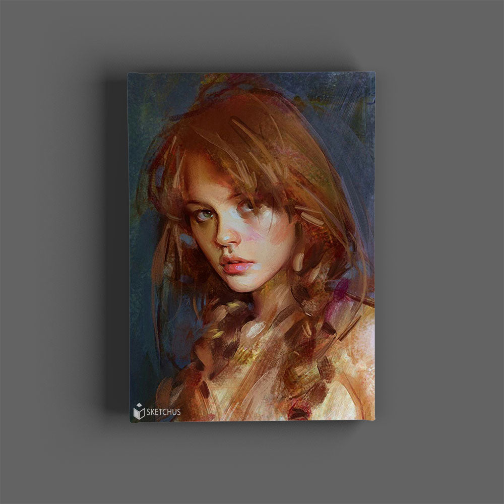 Custom hand-drawn portrait by Sketchus