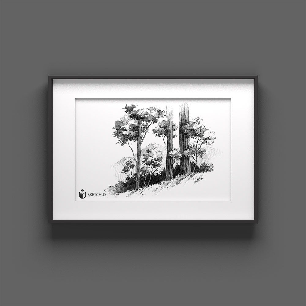 Custom Landscape Portrait From Photo