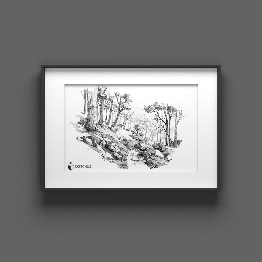 Custom Landscape Portrait From Photo