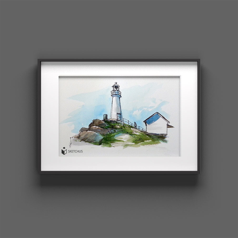 Custom Landscape Portrait From Photo
