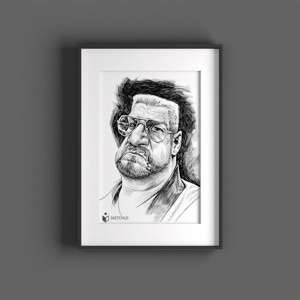 Custom hand-drawn portrait by Sketchus