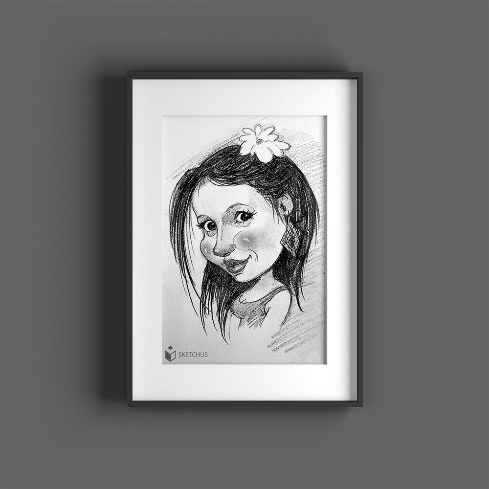 Custom Hand-Drawn Portrait From Photo