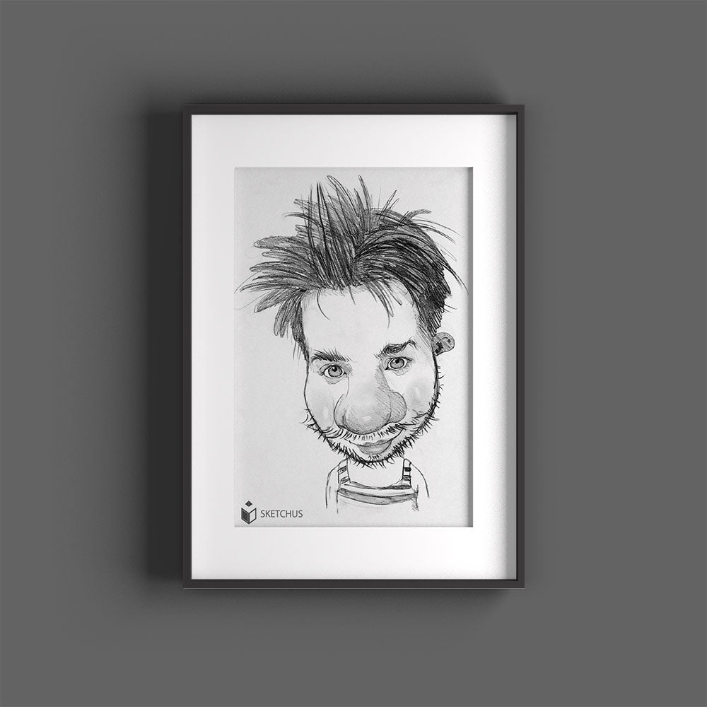 Custom Hand-Drawn Portrait From Photo