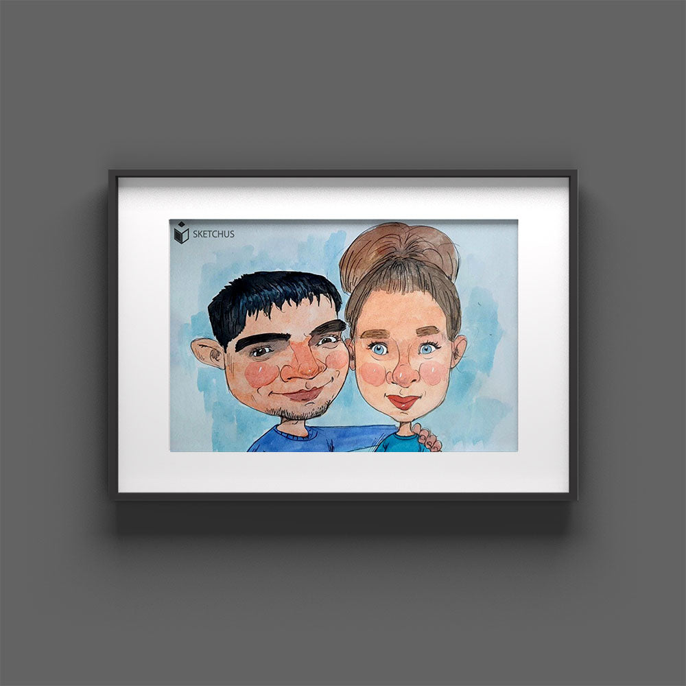 Custom Hand-Drawn Portrait From Photo