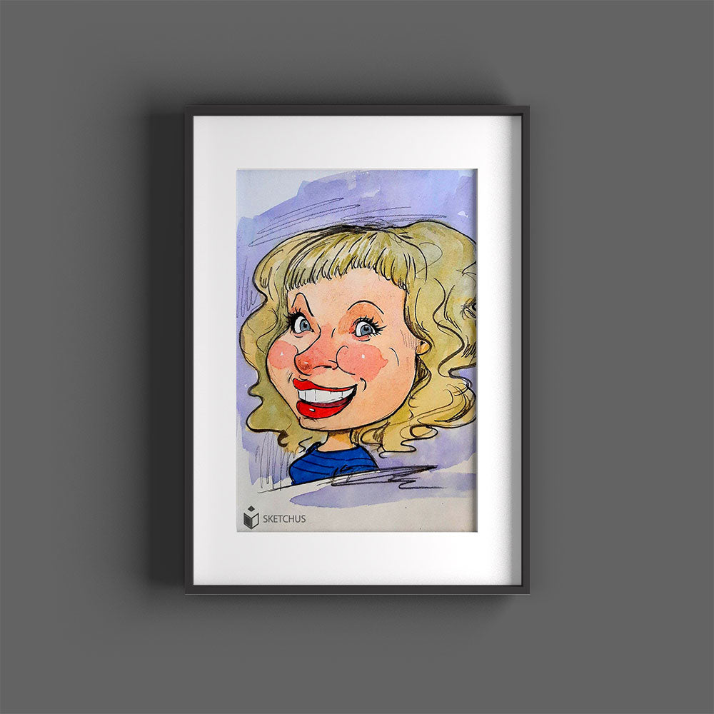 Custom Hand-Drawn Portrait From Photo
