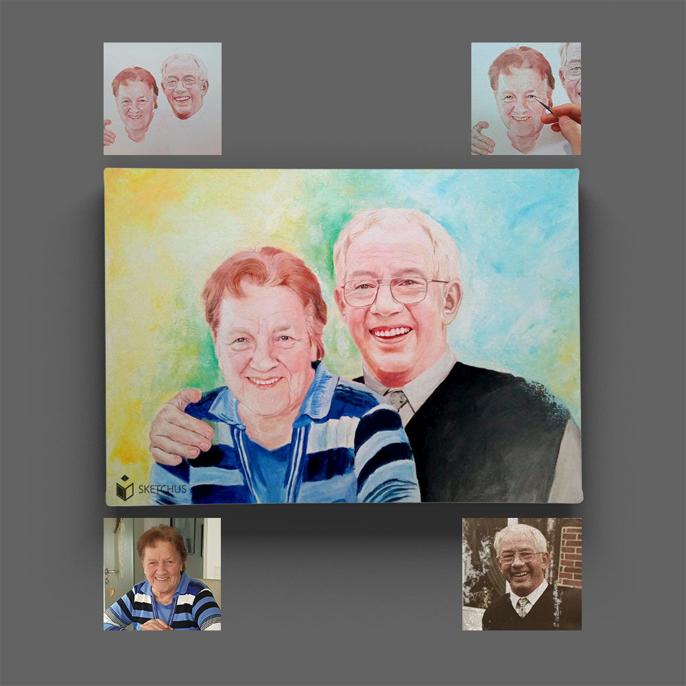 Custom hand-drawn portrait by Sketchus