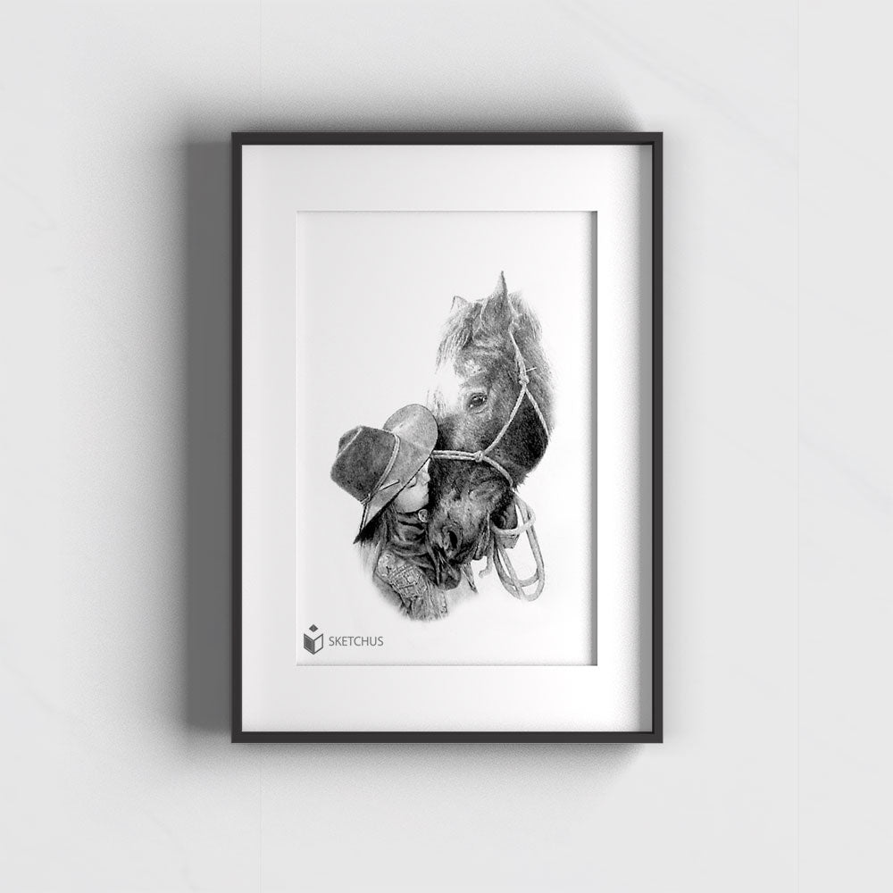 custom portrait from photo