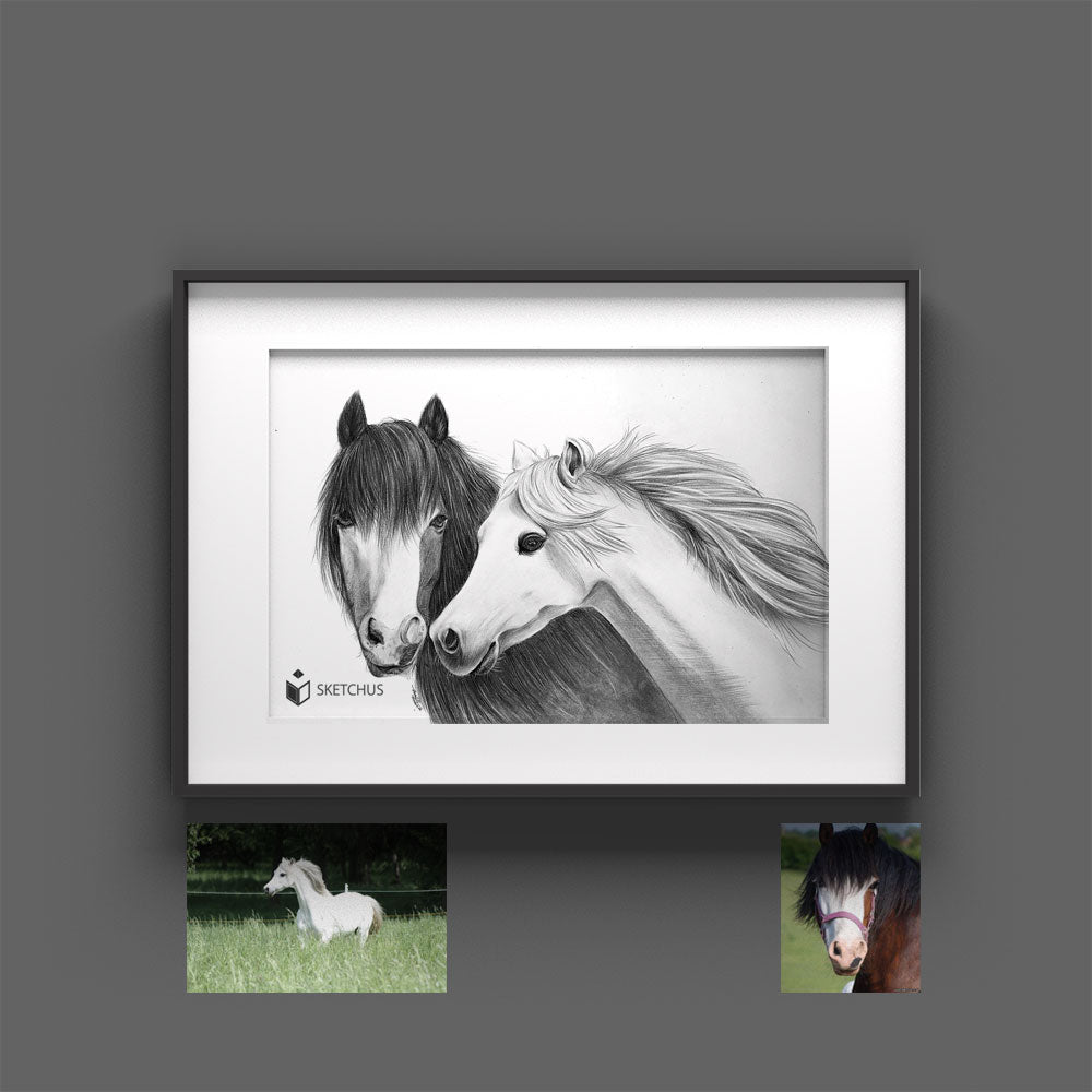 Custom Hand-Drawn Portrait From Photo