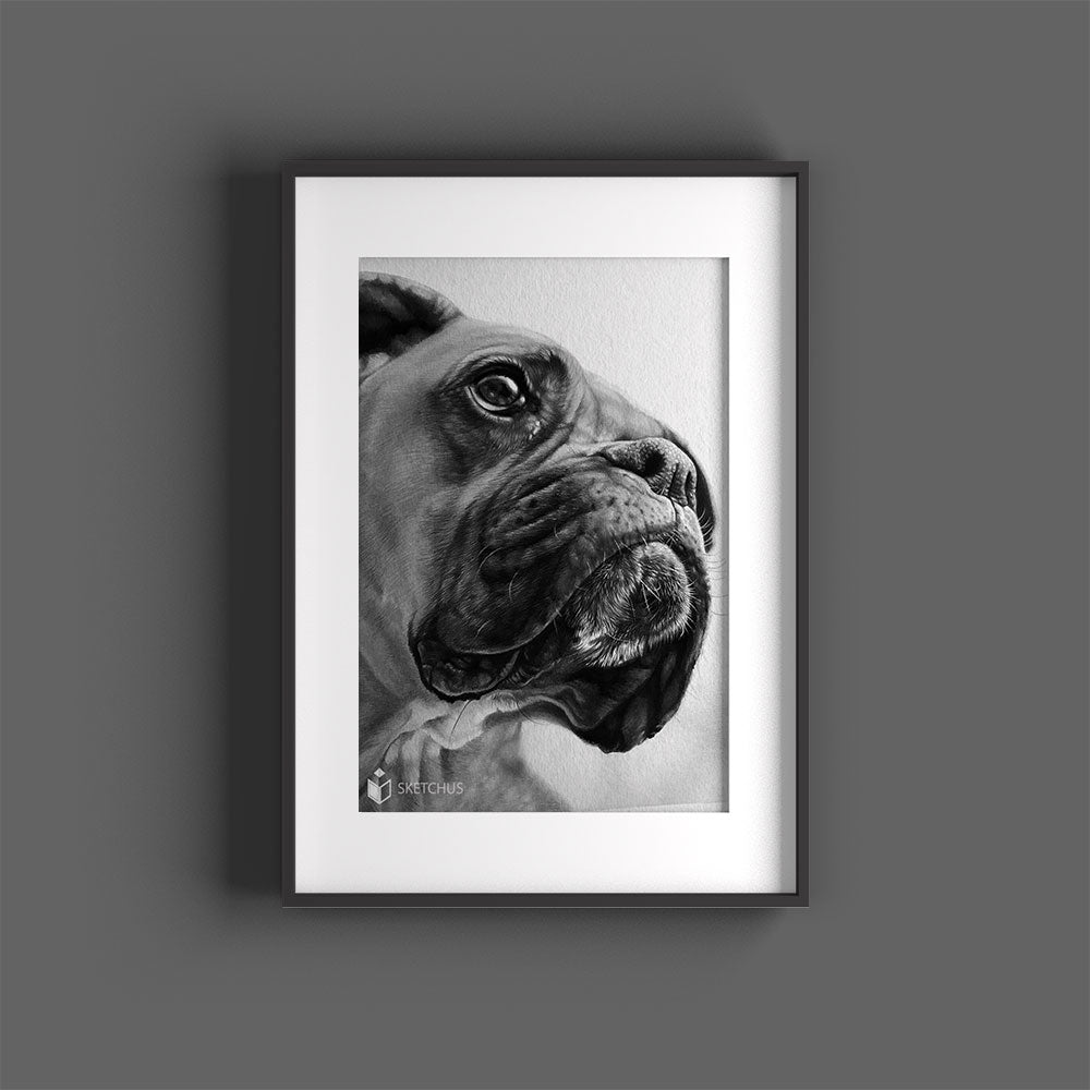 Custom Hand-Drawn Portrait From Photo