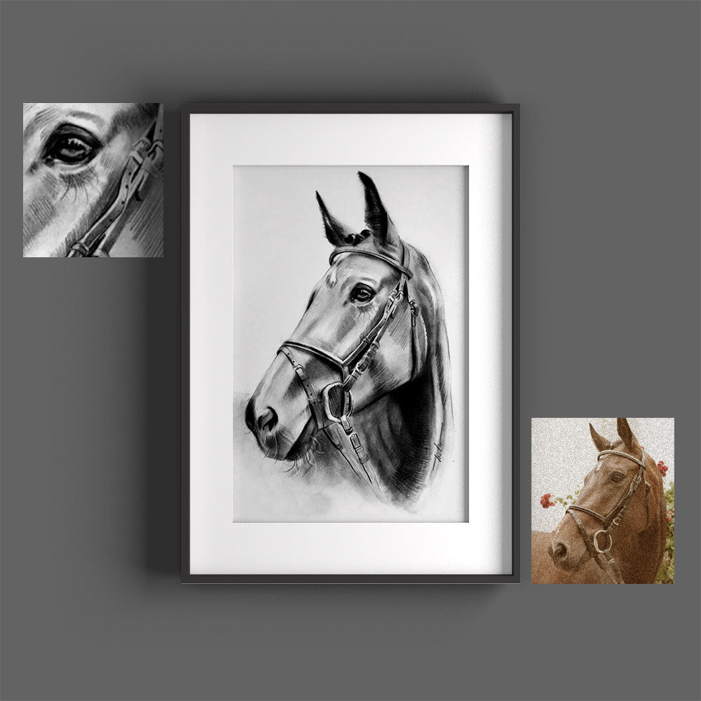 Custom Pet Portrait From Photo